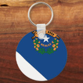 Nevada-vlag Sleutelhanger (Voorkant)