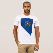 Nevada-vlag T-shirt (Voorkant volledig)