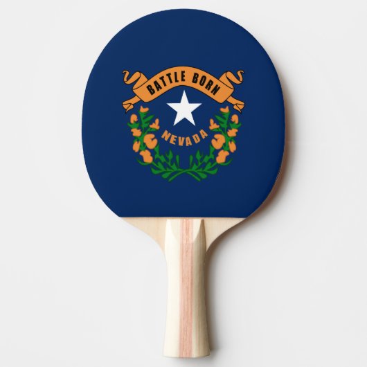 Nevada vlag tafeltennisbatje (Voorkant)