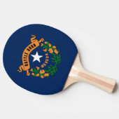 Nevada vlag tafeltennisbatje (Zijkant)