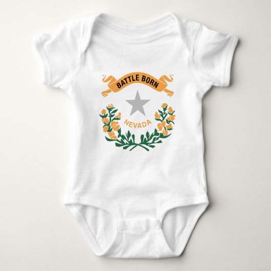Nevada Vlag Theme 00 Romper (Voorkant)