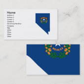 Nevada-vlag Visitekaartje (Voorkant / Achterkant)