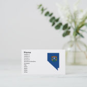 Nevada-vlag Visitekaartje (Staand voorkant)