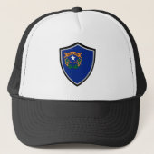 Nevada vlag vrachthoed trucker pet (Voorkant)