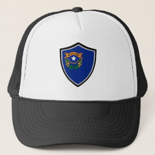 Nevada vlag vrachthoed trucker pet