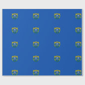 Nevada vlag zegel cadeaupapier (Vlak)
