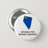 NEVADA voor BERNIE SANDERS 2020 Button (Voorkant /achterkant)