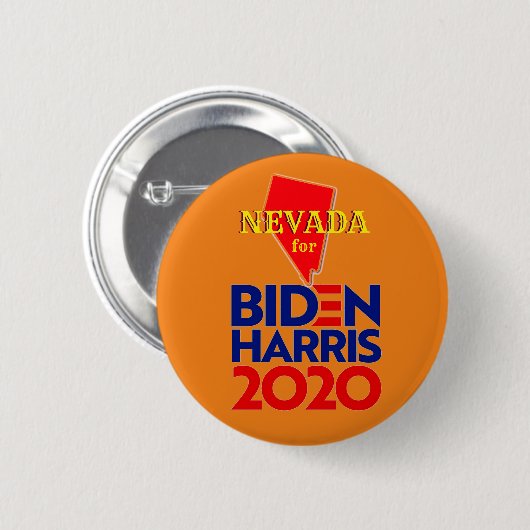 Nevada voor Biden Harris 2020 Ronde Button 5,7 Cm (Voorkant /achterkant)