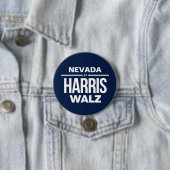 Nevada voor Harris Walz Ronde Button 7,6 Cm (In situ)