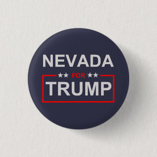 Nevada voor Trump Ronde Button 3,2 Cm