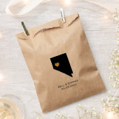 Nevada Wedding Favor Treat Sacks, Gift Bags Bedankzakje (Geknipt)