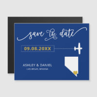 Nevada Wedding Save the Date Kaart, kaart