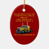 Nevada Whorehouse Keramisch Ornament (Voorkant)