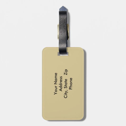 Nevada Wilderness Gepersonaliseerd Bagagelabel (Achterkant verticaal)