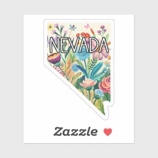 Nevada Wildflower Sticker (Vel)