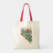 Nevada Wildflowers Tote Bag (Achterkant)