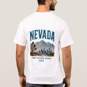 Nevada Woestijn Avontuur T-shirt (Achterkant)