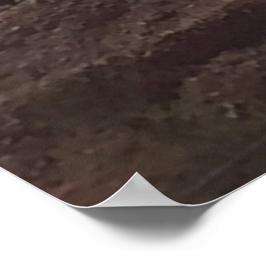 Nevada-woestijngebergte Poster (Hoek)