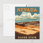 Nevada Woestijnlandschap Briefkaart (Voorkant / Achterkant)
