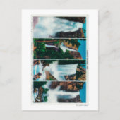 Nevada, Yosemite, Vernal en Bridal Veil Herfsten Briefkaart (Voorkant)