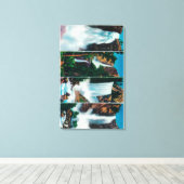 Nevada, Yosemite, Vernal en Bridal Veil Herfsten Canvas Afdruk (Insitu (Houten vloer))