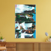 Nevada, Yosemite, Vernal en Bridal Veil Herfsten Canvas Afdruk (Insitu (Woonkamer))