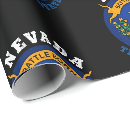 NEVADA ZILVEREN STAATSVLAG CADEAUPAPIER (Rol Hoek)