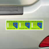 Nevada Zombie Hunting Permit Bumpersticker (Op auto)