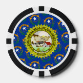 Nevadan Flag & Seal, Nevada Poker Chips (Voorkant)