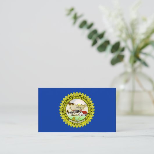 Nevadan Seal, Zegel van Nevada Visitekaartje (Staand voorkant)