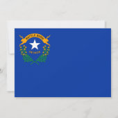 Nevadan vlag, vlag van Nevada bruiloft Kaart (Achterkant)
