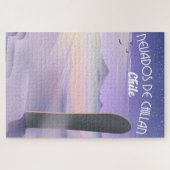 Nevados de Chillan, Chili Snowboarding poster. Legpuzzel (Horizontaal)
