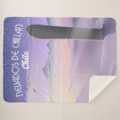 Nevados de Chillan, Chili Snowboarding poster. Sherpa Deken (Voorkant (horizontaal))