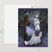 Nevaeh Lavender Spring Fairy Briefkaart (Voorkant / Achterkant)