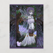 Nevaeh Lavender Spring Fairy Briefkaart (Voorkant)