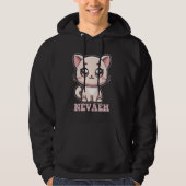 Nevaeh Schattige Kitty Cat Design voor Meisjes Naa Hoodie (Voorkant)