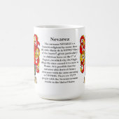 Nevarez, de oorsprong, de betekenis en de rest koffiemok (Center)