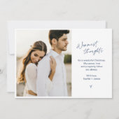 NEVE Getrouwd en Bright Wedding Holiday Kaart (Achterkant)
