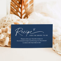 NEVE Navy Recipe Kaart Vrijgezellenfeest invullen