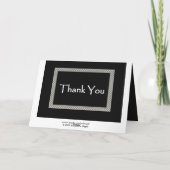 NEVEF Drager van de trouwring met vlinderdasjes Hu Bedankkaart (Achterkant)