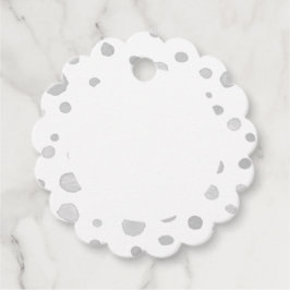 Nevel Confetti Aquarel Stippen Favor Tags Bedankjes Labels