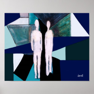 Nevel en damp poster