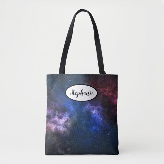 Nevel in de nabije hemel van de buitenruimte tote bag (Voorkant)