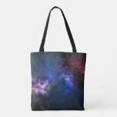 Nevel in de nabije hemel van de buitenruimte tote bag (Achterkant)