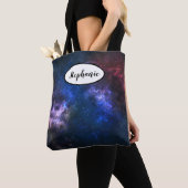 Nevel in de nabije hemel van de buitenruimte tote bag (Dichtbij)