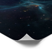 Nevel Koi Kosmische Wateren Poster (Hoek)