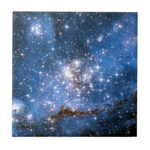 Nevel NGC 346 met jonge sterren - Hubble-ruimtest  Tegeltje