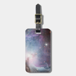 Nevel Orion Astronomie blauw bruin beige lucht ste Bagagelabel