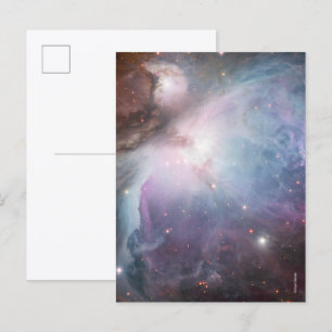 Nevel Orion Astronomie blauw bruin beige lucht ste Briefkaart