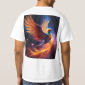 Nevel: Phoenix: een kosmische vogel van wervelende T-shirt (Achterkant)